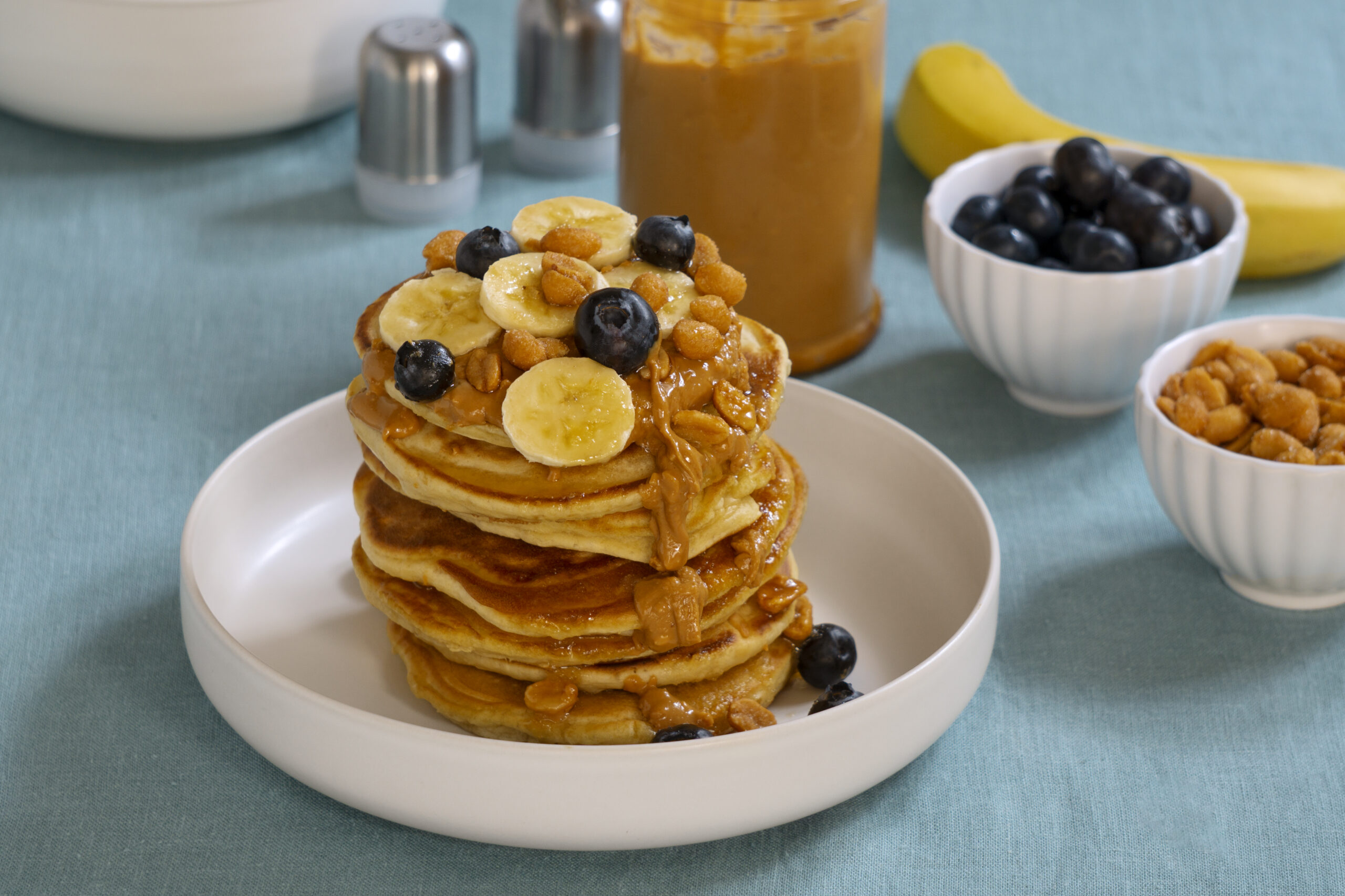 Cornmeal pancakes